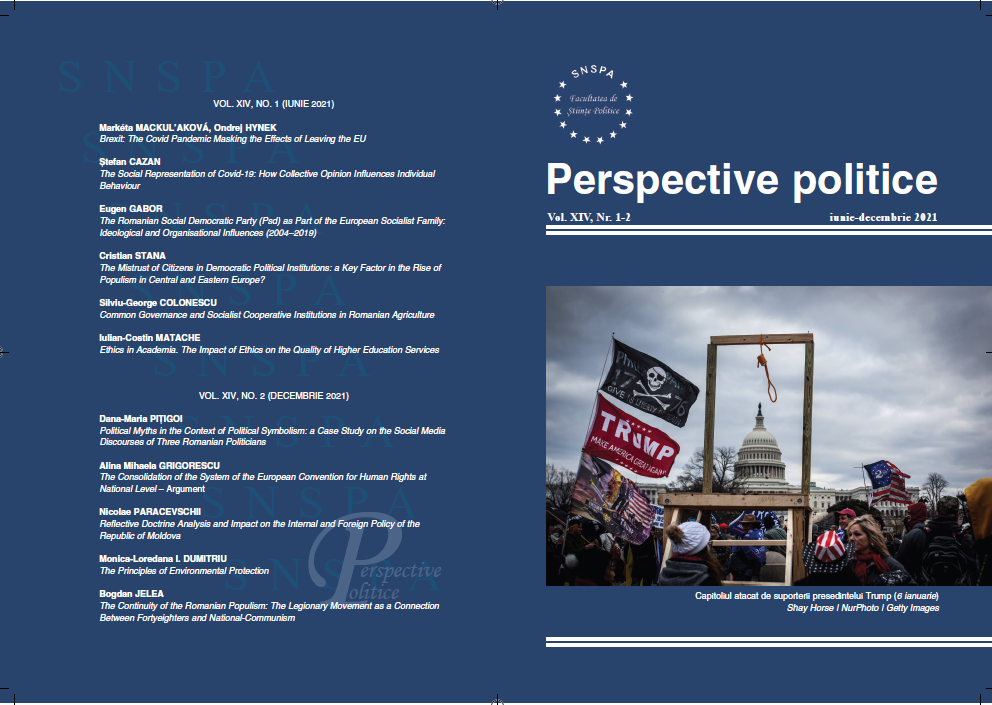 					View Vol. 14 No. 1-2 (2021): Perspective Politice
				