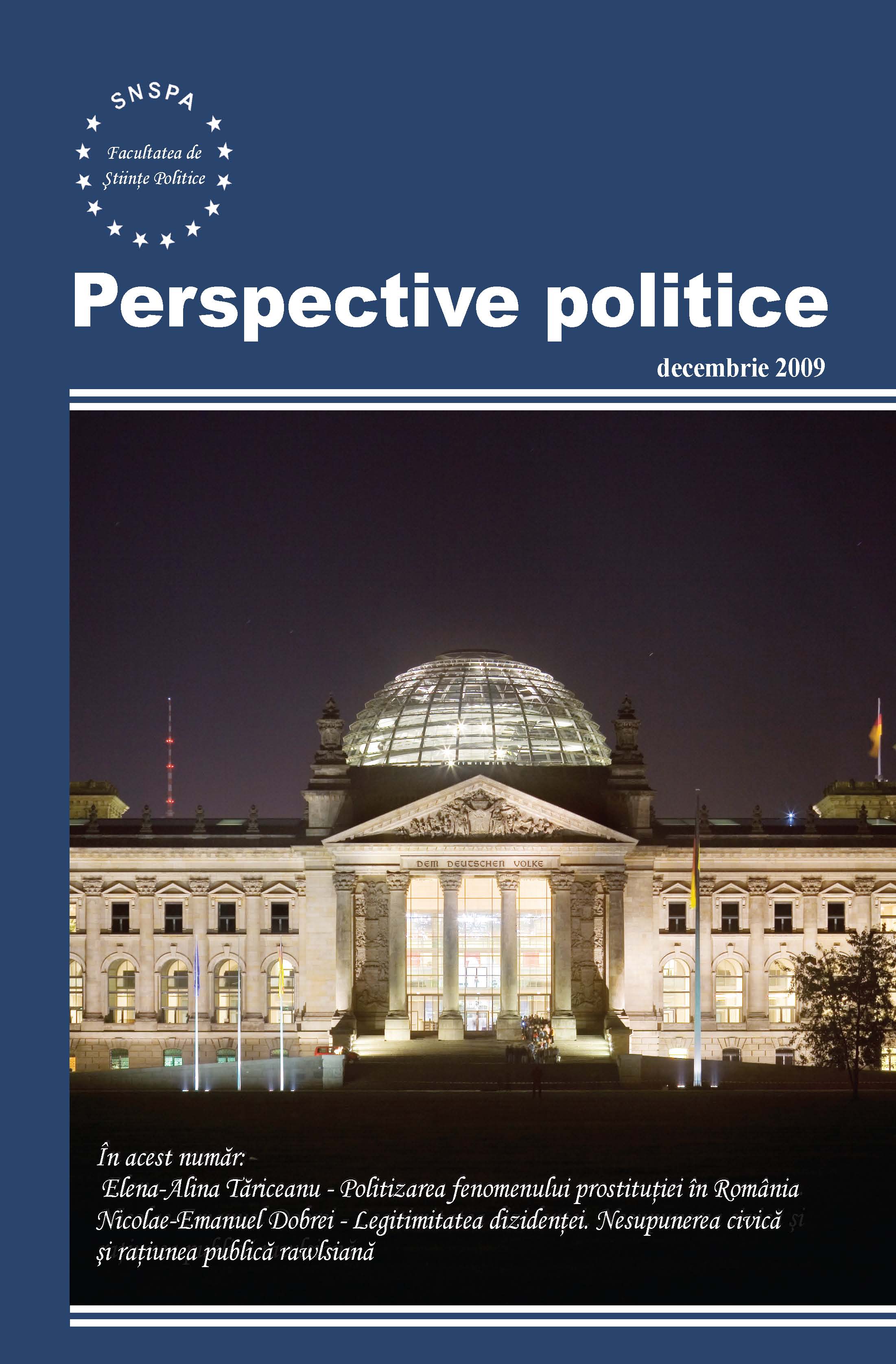 					View Vol. 2 No. 2 (2009): Perspective Politice
				