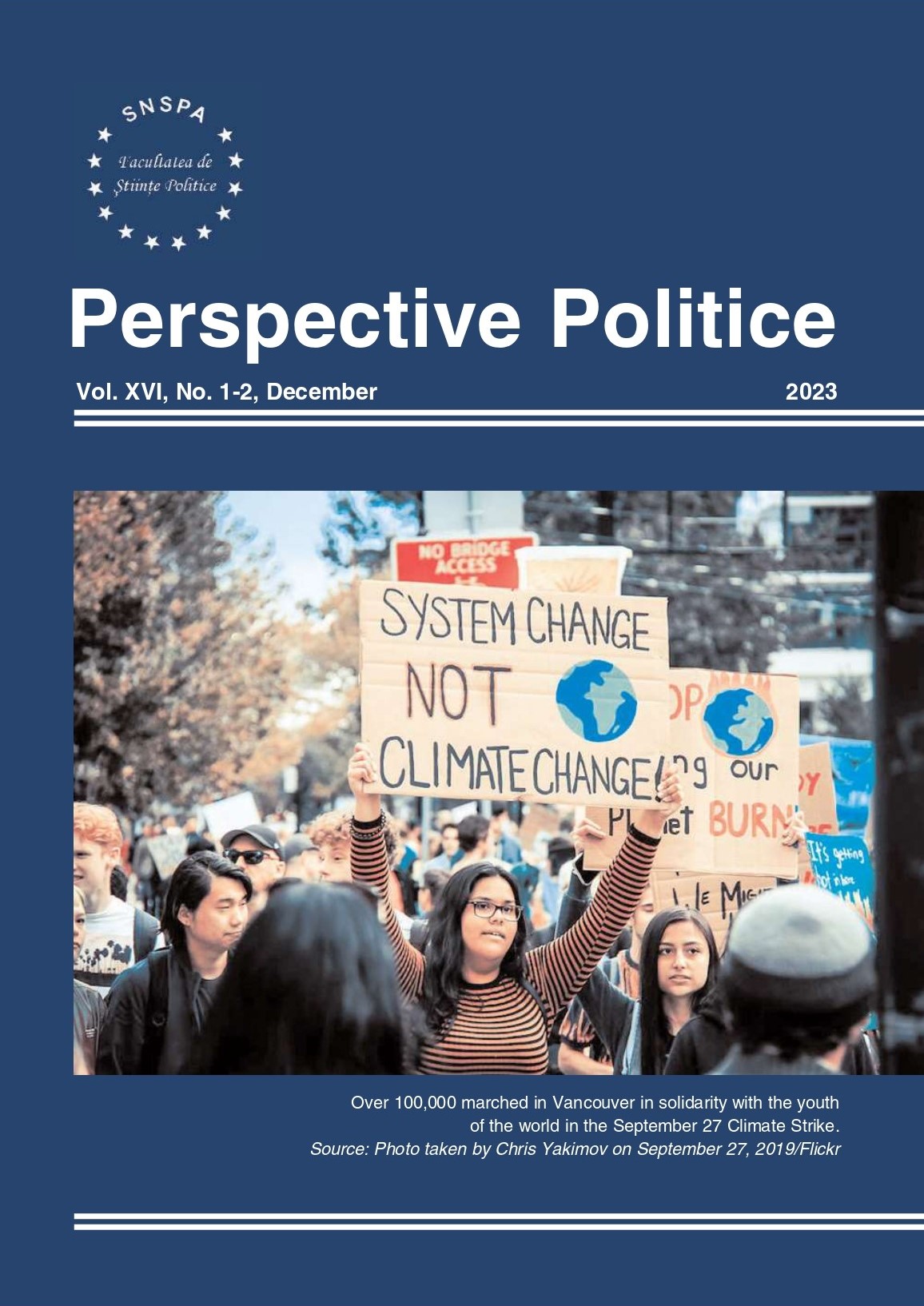 					View Vol. 16 No. 1-2 (2023): Perspective Politice
				